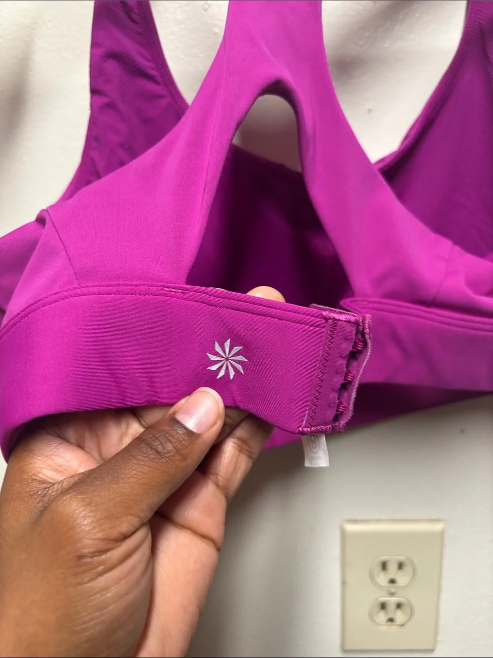 Athleta Women’s Interval Sports Bra  Fuchsia Magenta Size 1X